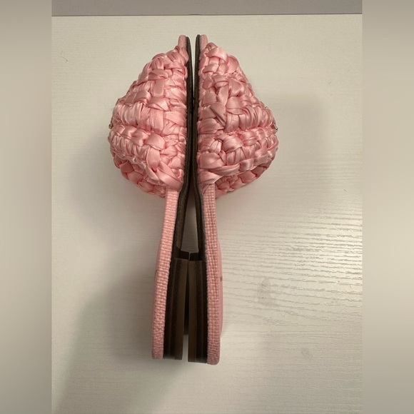 Sam Edelman Bridget Slide Sandal Pink Rose Ribbon Size 8.5 - Picture 6 of 11